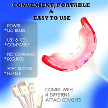 Load image into Gallery viewer, Red Light Oral Device - Advanced Gum Therapy and Toothache Relief Solution - with 16 LED Lights. Includes USB and Android Adapters for Convenient Use_980
