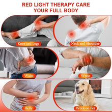 Load image into Gallery viewer, Red Light Therapy Panel with Stand, 126 LEDs 660nm &amp; 850nm, Black_390
