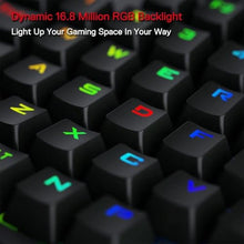 Load image into Gallery viewer, Redragon K585 PRO Wireless One-Handed Mechanical Keyboard, 42 Keys 3-Mode RGB 40% Gaming Keypad w/ 7 Onboard Macro Keys, Detachable Wrist Support, Rechargeable Battery (Brown Switch)_306
