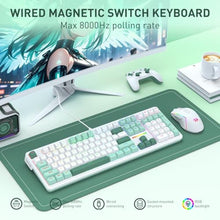 Load image into Gallery viewer, Redragon K745 HE Wired Hall-Effect Magnetic Rapid Trigger Gaming Keyboard, JadeCloudHEVersion_32
