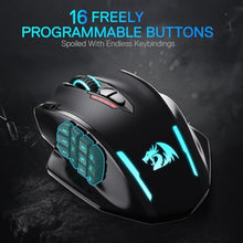 Load image into Gallery viewer, Redragon M913 MAX Wireless MMO Gaming Mouse 26000 DPI Remapping Keys, Black_591
