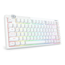 Load image into Gallery viewer, Redragon Wireless Mechanical Keyboard Creamy, Custom 75% Design, White, WhiteCompact_1

