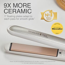 Load image into Gallery viewer, Remington Shine Therapy 1 Inch Hair Straightener, Argan Oil &amp; Keratin, Champagne_541
