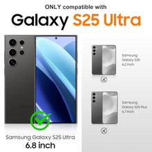 Load image into Gallery viewer, Renmou Designed for Magnetic Samsung Galaxy S25 Ultra Case,[Compatible with MagSafe] [Military Grade Drop Protection] Slim Translucent Matte Shockproof with Anti-Fingerprint Phone Case-Black_167
