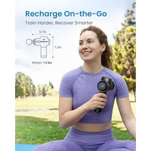 Load image into Gallery viewer, RENPHO Active+ Massage Gun, App-Controlled Guided Courses, Bluetooth, MatteBlack_501
