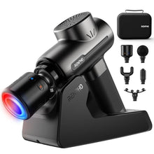 Load image into Gallery viewer, RENPHO Active+ Thermacool Deluxe Massage Gun, Charging Stand, Heat and Cold, GlossBlack_1
