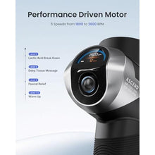 Load image into Gallery viewer, RENPHO Ascend Massage Gun, Adjustable 6-12mm Amplitude, HazeBlack_867
