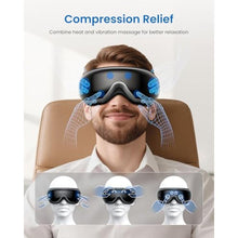 Load image into Gallery viewer, RENPHO Eyeris 1 Eye Massager with Heat, FSA Eligible HSA, Heated Eye Mask for Head Tension, Eye Strain &amp; Screen Fatigue, Birthday Gifts for Men and Women, Fblackshiny_805
