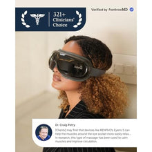 Load image into Gallery viewer, RENPHO Eyeris 3 Eye Massager with Heat and Cooling, Massaging Eye Mask, Black_868
