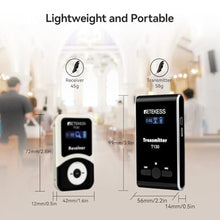 Load image into Gallery viewer, Retekess T130 Wireless Tour Guide Transmitter,Lavalier Microphone,99 Channel,Church Translation Transmitter for Interpretation Training Court, Black_744
