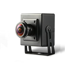 Load image into Gallery viewer, REVODATA 5MP Mini Fisheye POE IP Camera,1.7mm Lens 180 Wide Viewing Angle P2P Remote View CCTV Video IP POE Camera,Small Indoor Fisheye Security Camera H.265 (I706-3-P-HS), mmVPOEBlackIP_1
