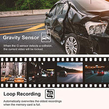 Load image into Gallery viewer, Rexing V1 Basic Dash Cam 1080P FHD DVR Car Driving Recorder, 2.4" LCD Screen 170Wide Angle, G-Sensor, WDR, Parking Monitor, Loop Recording, Black_2040
