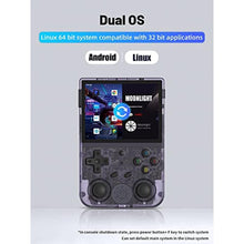 Load image into Gallery viewer, RG353V Retro Video Handheld Game Console 3.5" IPS Screen Android 11 and Linux System RK3566 64bit Game Player 64G TF Card Built-in 4450 Classic Games Bluetooth 4.2 and 5G WiFi_7739
