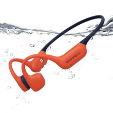 Load image into Gallery viewer, Rhyfell Open-Ear Bone Conduction Sports Headphones, 32G Memory Bluetooth 5.4 Dual Mode, IP68 Swimming Grade Waterproof, Open Ear Headphones Design for Swimming, Running, Fitness, Cycling, OrangeBlue_1
