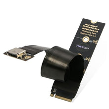 Load image into Gallery viewer, RIITOP NVMe to Oculink Adapter (20cm), M.2 NVMe PCIe 4.0 x4 to OCuLink SFF-8611 4i Host Adapter Speed up to 64Gbps for eGPU and SSD_1
