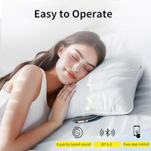 Load image into Gallery viewer, RIKSOIN Bluetooth Pillow Speaker-Mini Portable Under Pillow Speaker with Sleep Timer, Wireless Sleep Aid with Stereo Bass Private Sleep Headphones for Side Sleepers-Gray_646
