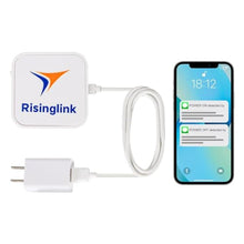 Load image into Gallery viewer, Risinglink WiFi Power Outage Alarm Detector, Power Failure &amp; Restoration Alerts with SMS Text, Email &amp; Audible Alarm, White_1
