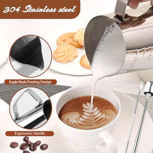 Load image into Gallery viewer, RIVKAWA 22 PCS Coffee Tamper Set, Espresso Accessories Tampers kit Barista Tools with 51mm Espresso Tamper, WDT Tool, Frothing Pitcher, Coffee Stirrer, Latte Art Pen, Tamper Mat, 16 Coffee Stencils, Black_95
