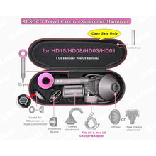 Load image into Gallery viewer, RLSOCO Carrying Case for Dyson Supersonic Nural/Supersonic Hair Dryer HD15 HD08 HD07 HD03 HD01, Portable Travel Storage Bag for Dyson Hair Dryer - Fits Complete Supersonic Accessories (Black)_8609
