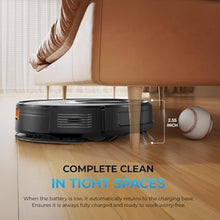 Load image into Gallery viewer, Robot Vacuum and Mop Combo, 2 in 1 Mopping Robot Vacuum Cleaner, 4200Pa Powerful Suction, Multi-Surface Cleaning, Obstacle Avoidance, Self-Charging, Easy to use, App &amp; Voice Control, Works with Alexa, Black_2789
