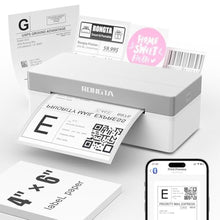 Load image into Gallery viewer, Rongta Shipping Thermal Label Printer, Bluetooth 4x6 Sticker Label Maker Wireless Shipping Label Printer for Package Small Business Compatible with Windows macOS Android iOS (White)_1
