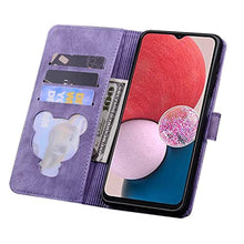 Load image into Gallery viewer, Rosbtib Flip Case for Samsung Galaxy S25 / Galaxy S24, Premium PU Leather Wallet Folio Cover with Card Holder Kickstand Compatible with Galaxy S25 / S24 - Purple_3101
