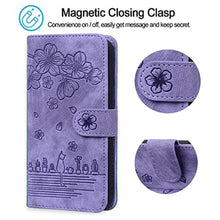 Load image into Gallery viewer, Rosbtib Flip Case for Samsung Galaxy S25 / Galaxy S24, Premium PU Leather Wallet Folio Cover with Card Holder Kickstand Compatible with Galaxy S25 / S24 - Purple_3104
