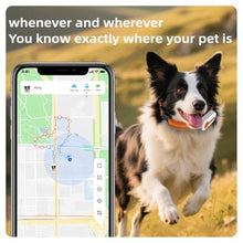 Load image into Gallery viewer, ROTX Dog GPS Tracker Real-time Tracker Alerts Virtual Fence Location for Pet Over 11.06lbs Dog Cat Collar Attachment of Random Color Subscription Required Waterproof IP67 Health &amp; Wellness White_791

