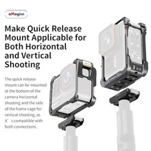 Load image into Gallery viewer, Rszfnjxry Ace Pro Aluminum Metal Frame Cage Case Bag with Silicone Lens Cap Screen Protector Compatible with Insta360 Ace Pro Camera Accessories Kit_6207
