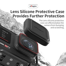 Load image into Gallery viewer, Rszfnjxry Ace Pro Aluminum Metal Frame Cage Case Bag with Silicone Lens Cap Screen Protector Compatible with Insta360 Ace Pro Camera Accessories Kit_6209
