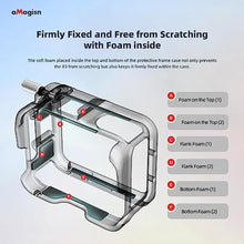 Load image into Gallery viewer, Rszfnjxry Aluminum Frame Cage with Lens Silicone Corver Case and Screen Protector for Insta360 GO 3S,Metal Protective Durable Housing Case with Cold Shoe Mount (Model Number 3), White_5769
