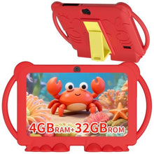 Load image into Gallery viewer, RUIQIAI Tablet for Kids, Android 12 Kids Tablets 7 inch, Shockproof Case, Redinch_1
