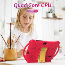 Load image into Gallery viewer, RUIQIAI Tablet for Kids, Android 12 Kids Tablets 7 inch, Shockproof Case, Redinch_1273
