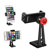 Load image into Gallery viewer, Ruittos Phone Holder for Tripod, Metal Cellphone Tripod Adapter 360 Degree Rotation Vertical Video Smartphone Bracket Clip Compatible with iPhone X XS XR 8 Samsung Galaxy S10 S9+ Huawei (Black C18), BlackC_1
