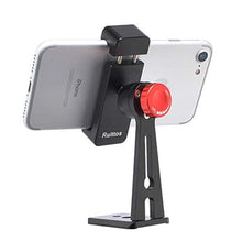 Load image into Gallery viewer, Ruittos Phone Holder for Tripod, Metal Cellphone Tripod Adapter 360 Degree Rotation Vertical Video Smartphone Bracket Clip Compatible with iPhone X XS XR 8 Samsung Galaxy S10 S9+ Huawei (Black C18), BlackC_131
