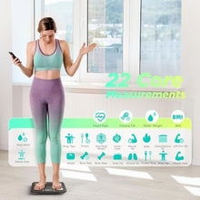 Load image into Gallery viewer, RunStar Scale for Body Weight, Smart Scale with 8-in-1 VA Display, High Precision Bathroom Digital Scale for Body Weight Heart Rate BMI Body Fat 22 Body Composition Sync APP, FSA&amp;HSA Eligible, Blackbrown_5719
