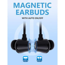 Load image into Gallery viewer, Rythflo 32dB Active Noise Cancelling Neckband Bluetooth Headphones, 60Hrs, Black_1912
