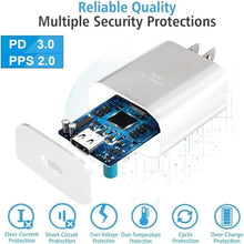Load image into Gallery viewer, S25 S24 S23 A16 A15 A55 45W Samsung Charger Super Fast Charging Type C Charger USB C Samsung Fast Charger for Galaxy S25+/S25 Ultra/S24+/S24 Ultra/S23+/S23 Ultra/S22+,Z Fold,Z Flip,with 6FT C Cable, white_946
