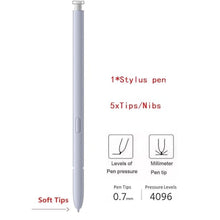 Load image into Gallery viewer, S25 Ultra Pen Replacement for Samsung Galaxy S25 Ultra Stylus Pen 5G All Versions EJ-PS938BBEGUJ.Touch Stylus Pen with 5xTips/Nibs (White/Blue)_12
