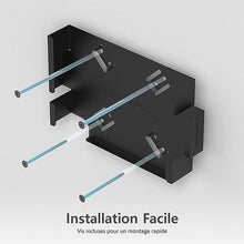 Load image into Gallery viewer, SABRENT Mac mini VESA Mount/Wall Mount/Under Desk Mount [Black] (BK-MABM)_8503
