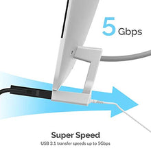 Load image into Gallery viewer, SABRENT Multi Port iMac Hub with Front Access USB Ports, SD/Micro SD Card Reader, 3.5mm Headphone Jack and Rear HDMI 2.0 Output (iMac 2017 to 2020) (HB-SIMC), Silver_6365
