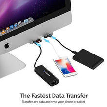 Load image into Gallery viewer, SABRENT Multi Port iMac Hub with Front Access USB Ports, SD/Micro SD Card Reader, 3.5mm Headphone Jack and Rear HDMI 2.0 Output (iMac 2017 to 2020) (HB-SIMC), Silver_6366
