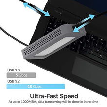 Load image into Gallery viewer, SABRENT USB 3.2 Rugged Waterproof Enclosure [IP67] for M.2 NVMe SSDs (EC-WPNE), Grey_6432
