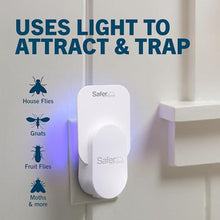 Load image into Gallery viewer, Safer Home Flying Insect Trap, Plug-in Fruit Fly Trap for Indoors, 2-Pack, White_1051
