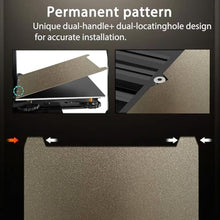 Load image into Gallery viewer, Sahvaim K1 PEI Build Plate 235x235mm, Double Sided Texture PEI Sheet Flexible Heated Bed, 3D Printer Bed Platform for Creality K1/K1C/Ender 5 S1/Ender 3 S1 Pro/Ender 3 S1/Ender V3 KE/Ender3 V3 SE., KEnderSeriesPEIPlate_1358
