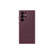 Load image into Gallery viewer, Samsung Electronics Silicone Protective Soft, Sleek Protection, Slim Design, Matte Finish, US Version, Burgundy Cover For Galaxy S22 Ultra (EF-PS908TEEGUS), red_1
