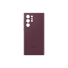 Load image into Gallery viewer, Samsung Electronics Silicone Protective Soft, Sleek Protection, Slim Design, Matte Finish, US Version, Burgundy Cover For Galaxy S22 Ultra (EF-PS908TEEGUS), red_2124

