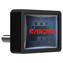 Load image into Gallery viewer, SANDISK 128GB Extreme Fit USB-C Flash Drive - Up to 400MB/s Read speeds, USB 3.2 Gen 1, USB Type-C - Plug-and-Stay Storage - Black - SDCZ530-128G-G46_1
