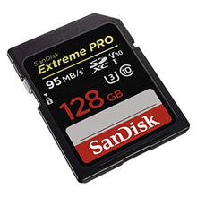 Load image into Gallery viewer, SanDisk 128GB Extreme PRO SDXC UHS-I Card (SDSDXXG-128G-GN4IN), Black_924
