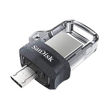 Load image into Gallery viewer, SANDISK 128GB Ultra Dual Drive m3.0 for Android Devices and Computers - microUSB, USB 3.0 - SDDD3-128G-GAM46, Black_1
